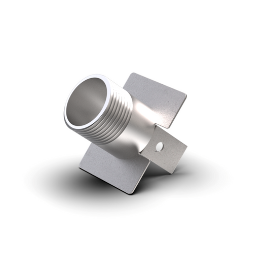 FireBoard Ball Valve Adaptor - G3 Blower accessory adapter for installing FireBoard Drive Blower G3 on smokers and cookers